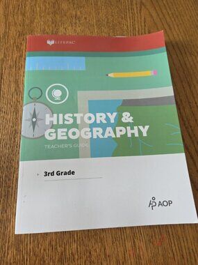 NEW Alpha Omega History & Geography 3rd Grade Teacher Guide